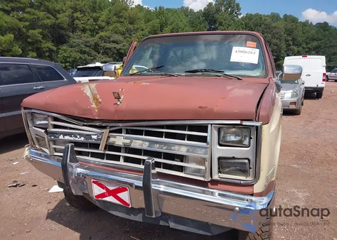 1983 Chevrolet K10 from USA, damaged, VIN 1GCEK14H9DF306946